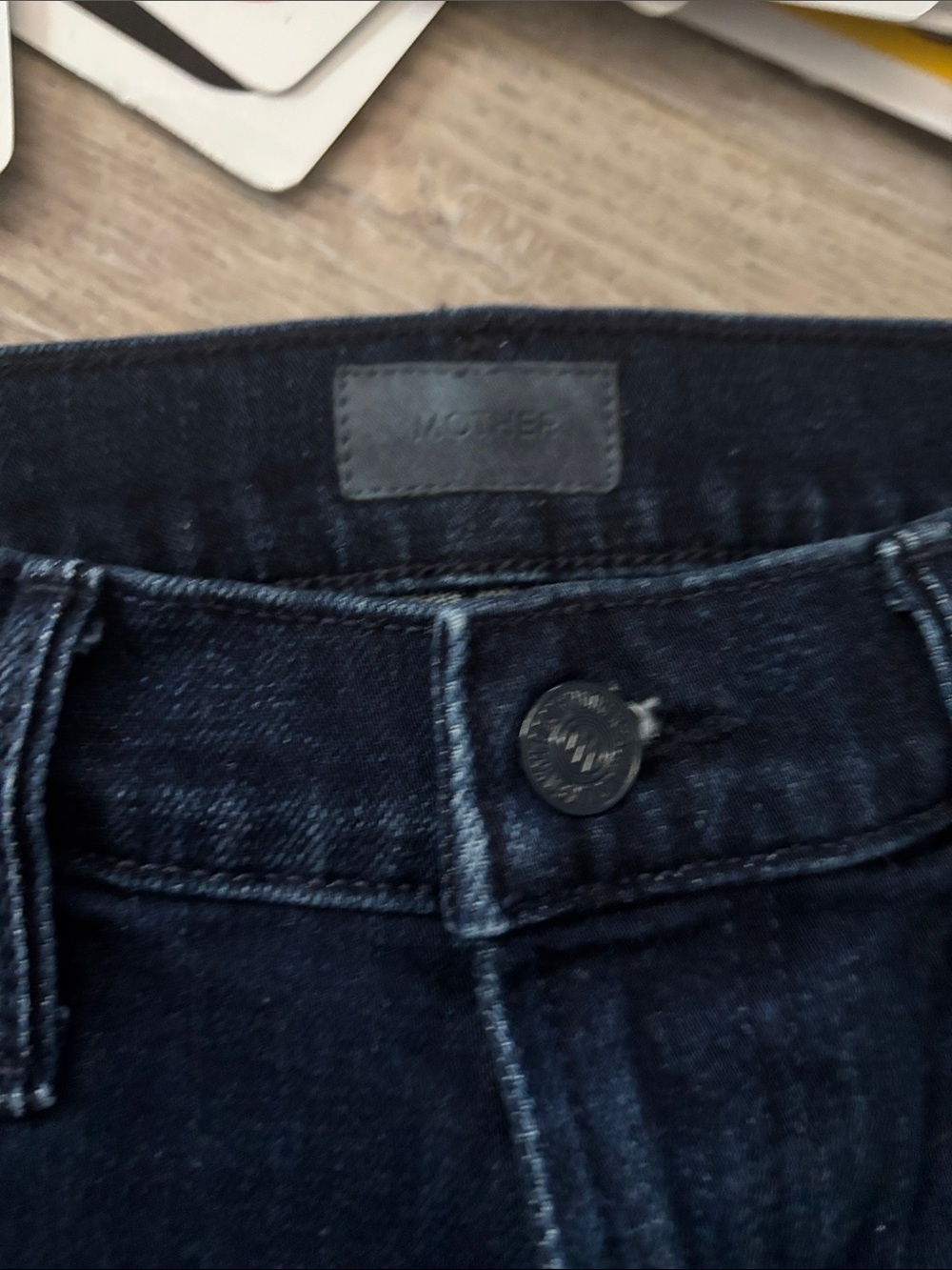 Mother Jean Size 28 The Inside Crop Step Fray Movin' On Up - Picture 2 of 7